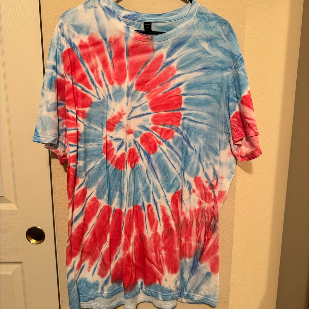 This listing is for 4 different tie dye shirts that will be sold together.